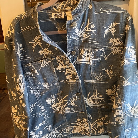 Chico’s Embroidered Jacket size 0 XS - Picture 5 of 11